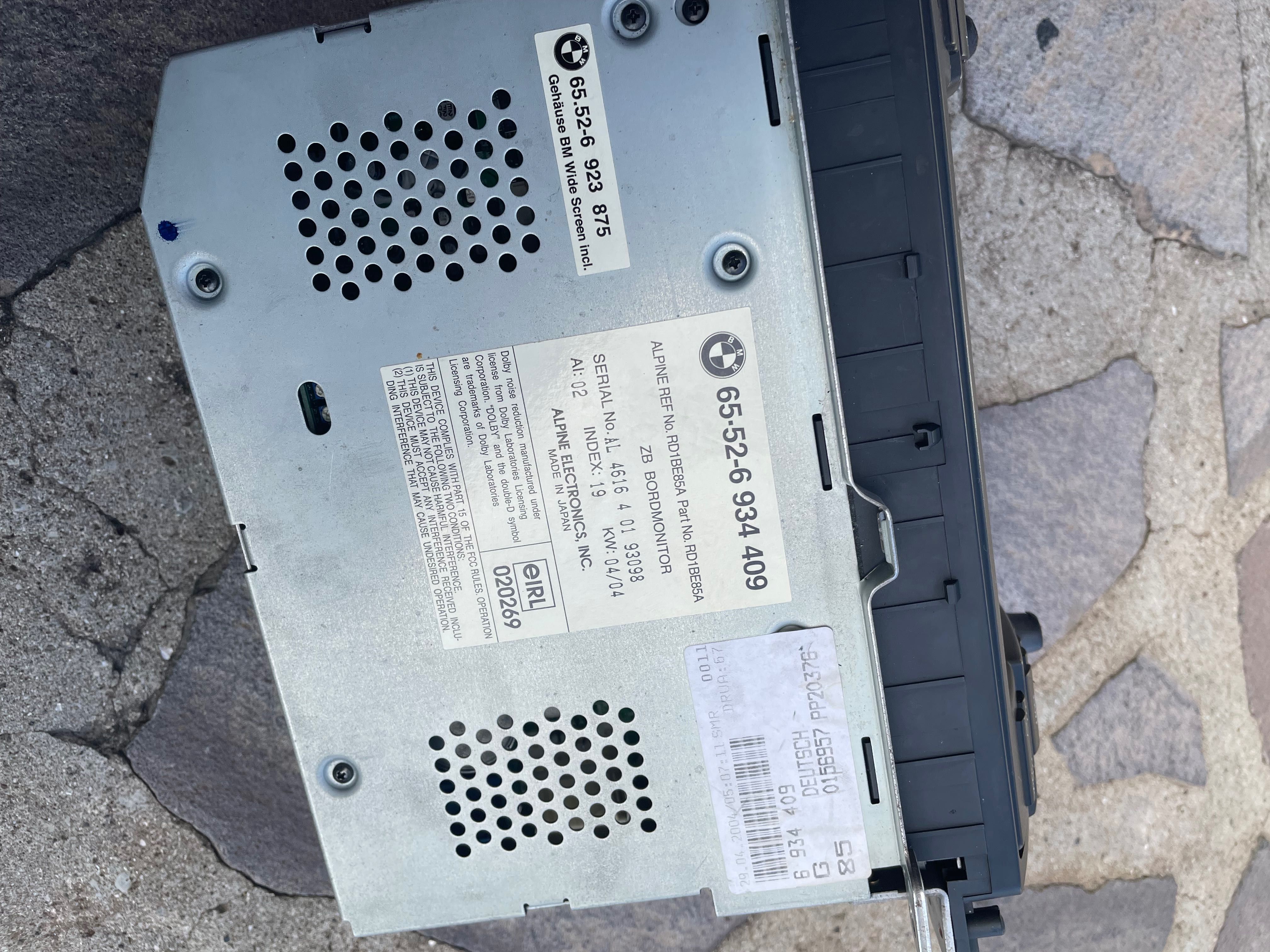 Rádio gps BMW e46 - original