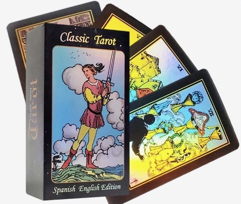 Karty Tarota HOLOGRAPHIC 11,5X6,5 Classic Tarot Ezoteryczne WAITE