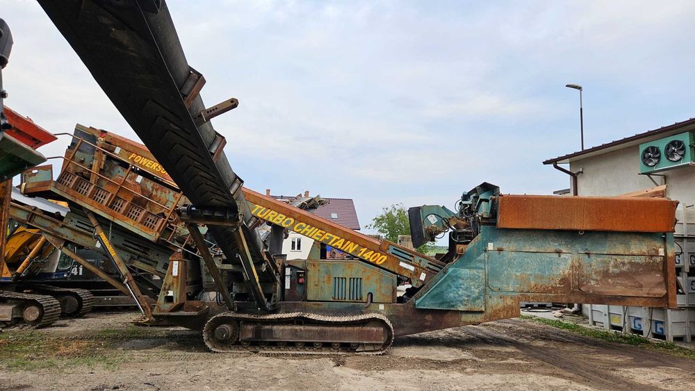 Przesiewacz mobilny Powerscreen Chieftain 1400 rozdrabniacz wibrokrata