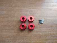 Piasty kół RC model alu hub HEX12mm szerokość 6mm Skręcane Nowe