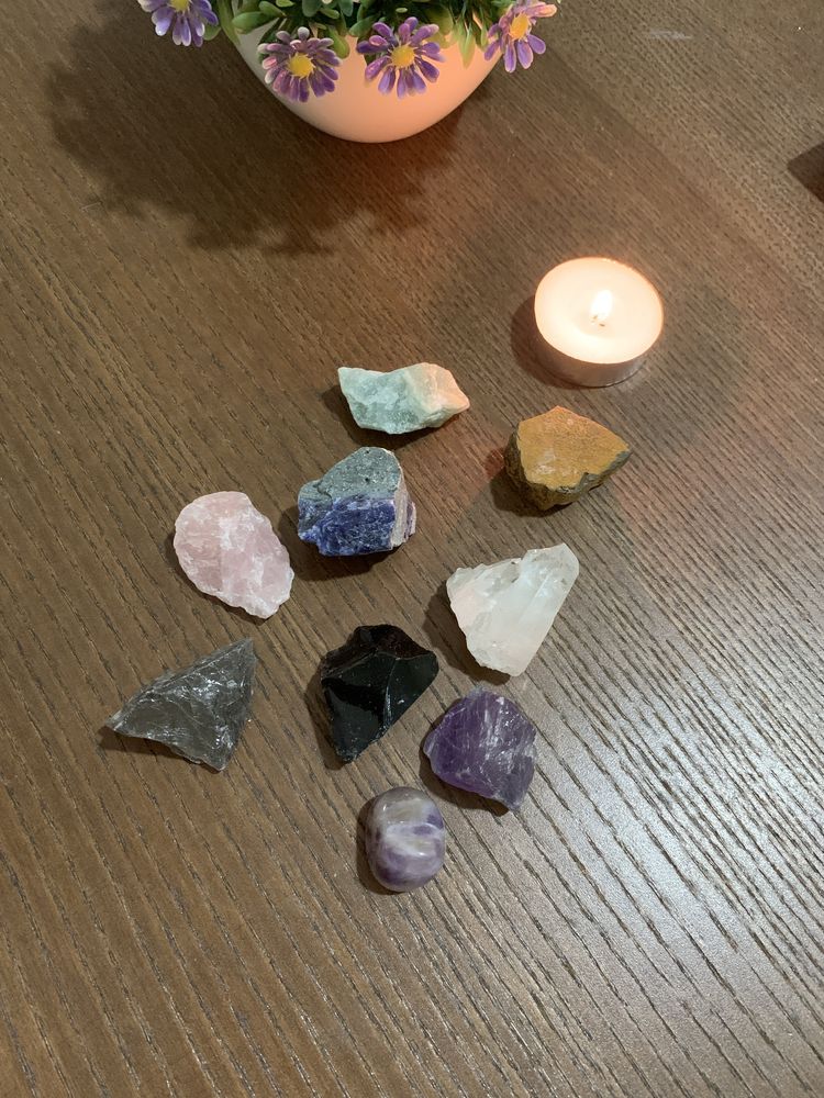 Pedras de cristal