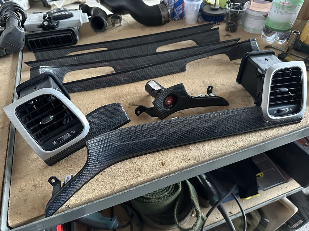 Dekory carbon jeep grand cherokee wk2 trackhawk lift srt komplet