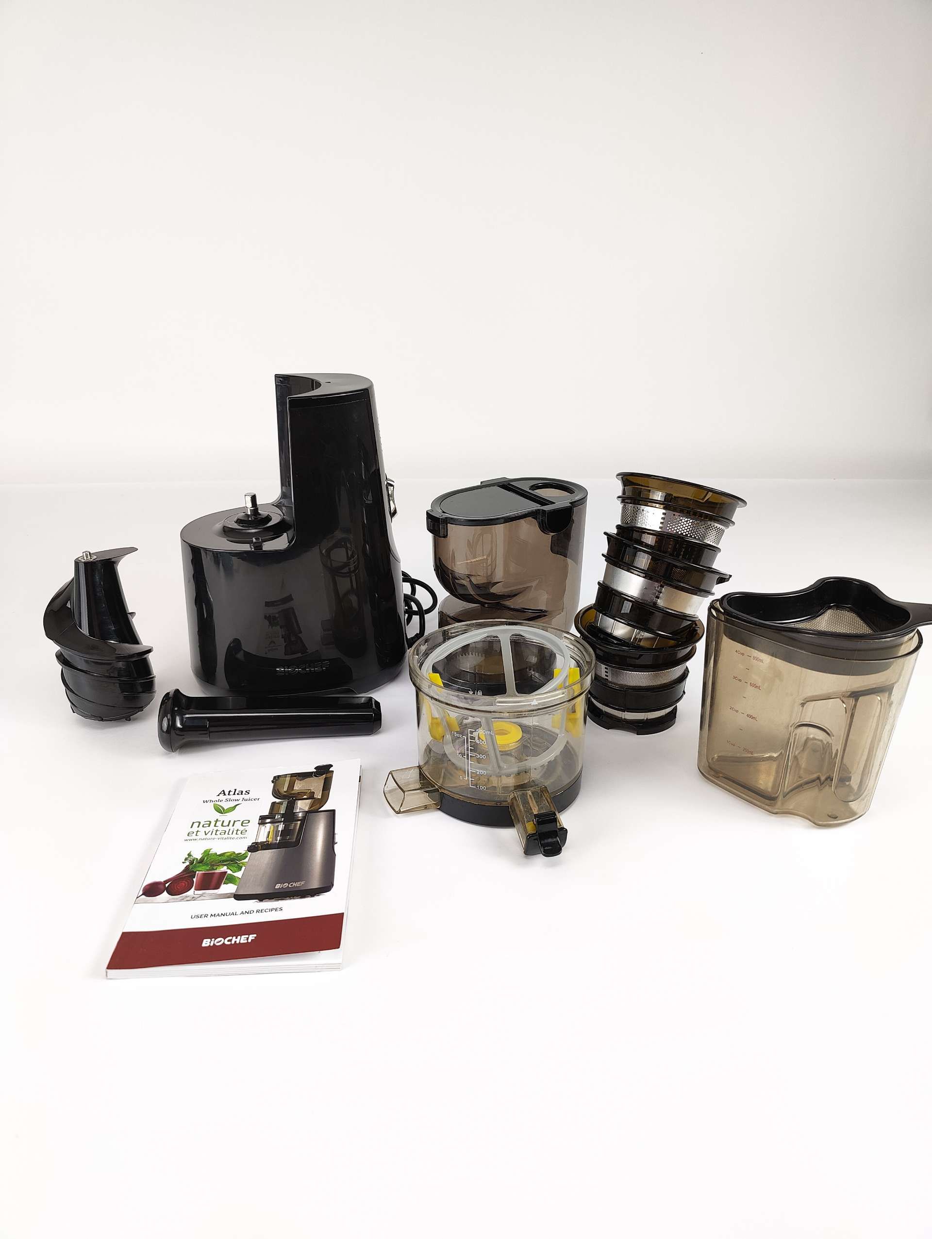 Wyciskarka wolnoobrotowa pionowa Biochef Atlas Whole Slow Juicer  250W