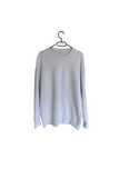 COS biały crewneck oversize, rozmiar L