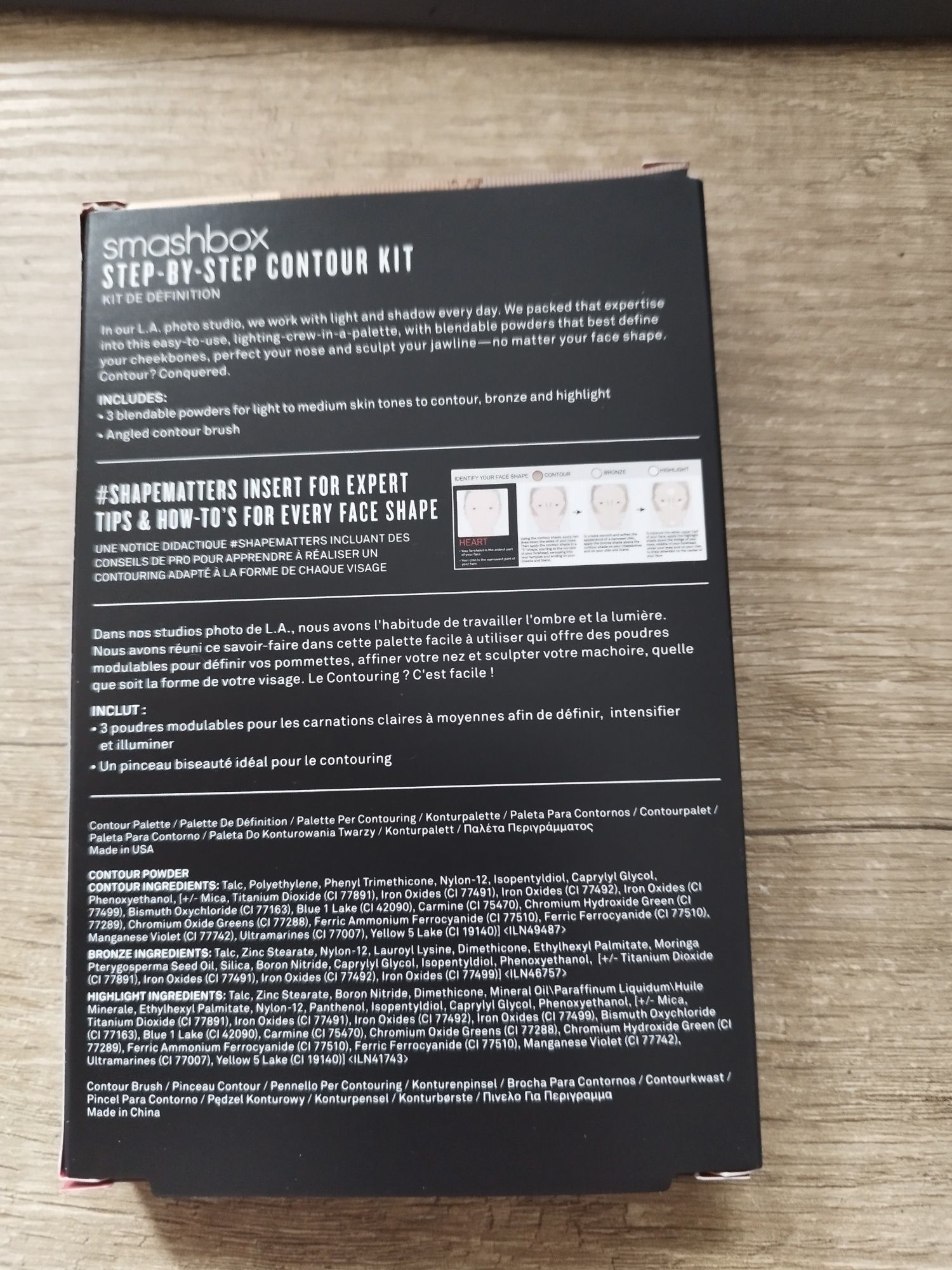 Smashbox smash-box by step contour kit paletka do konturowania twarzy