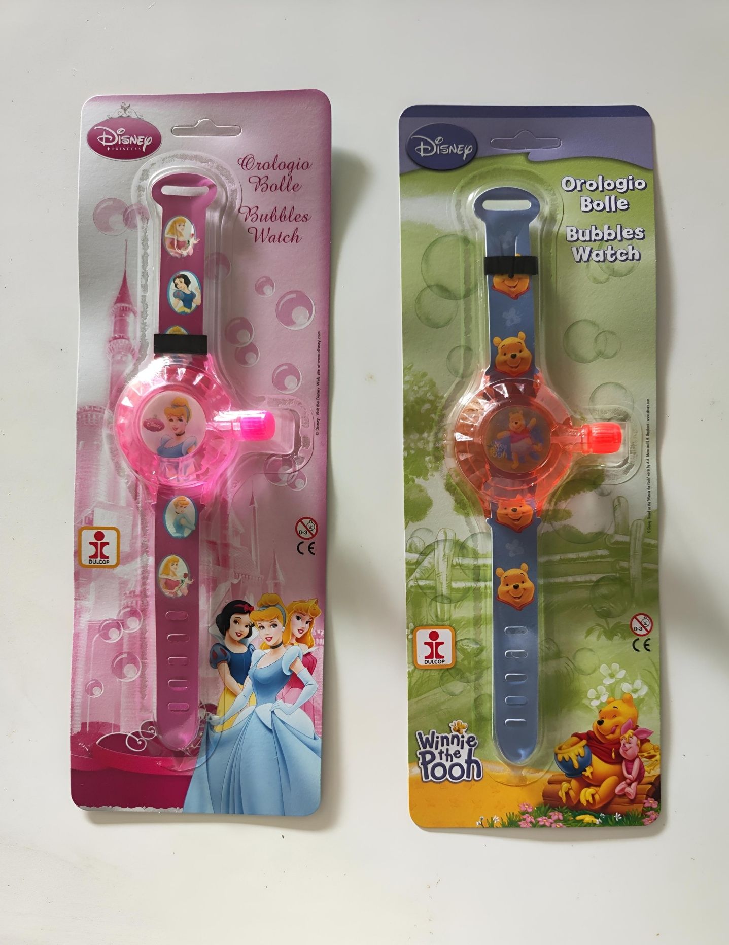 Relógio Bolas de Sabão Princesas/Winnie (2€ a 4€ cada conforme quant.)