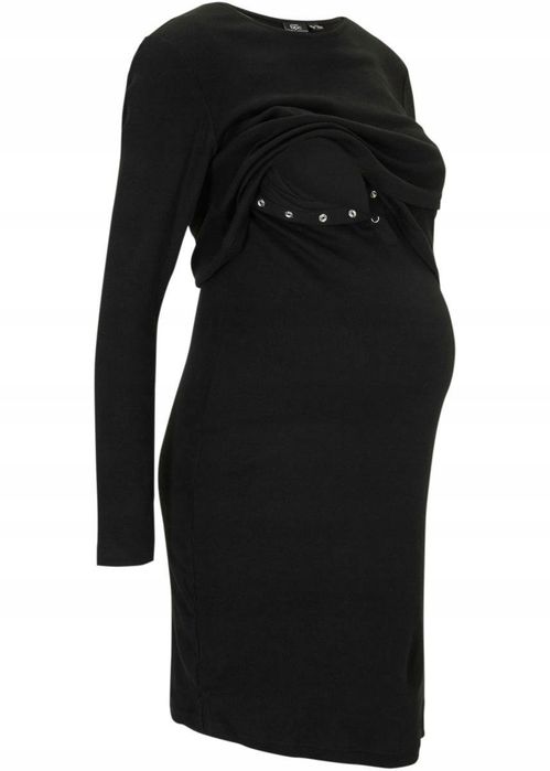 B.P.C sukienka ciążowa na ramiączka z bluzką z długim rękawem ^48/50