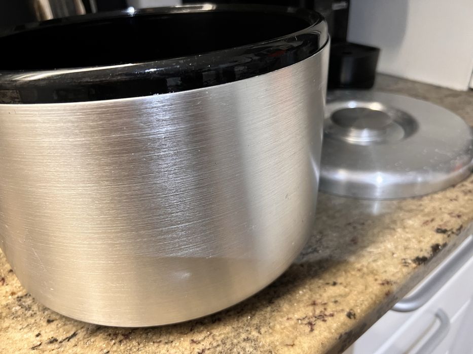 Recipient para gelo inox.