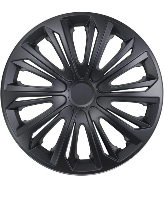 Kołpaki NRM Strong 16” 16 cali Czarny Mat Black Mat