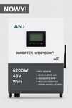 Falownik off-grid Hybrydowy ANJ-6200W 48V WiFi MPPT