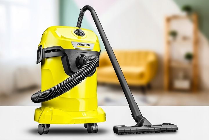 Odkurzacz Przemysłowy Bezworkowy Wd3 Karcher Zestaw Ssawek Turboszczot