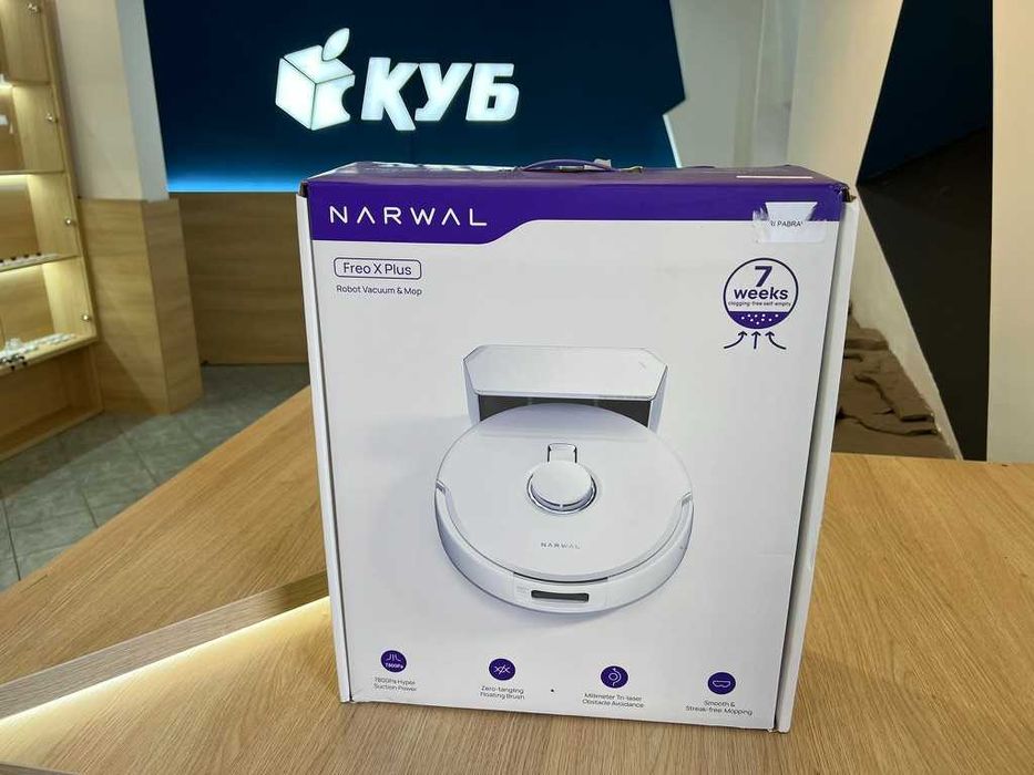 Робот пилосос миючий NARWAL Freo X Plus Robot Vacuum, LiDAR 360°