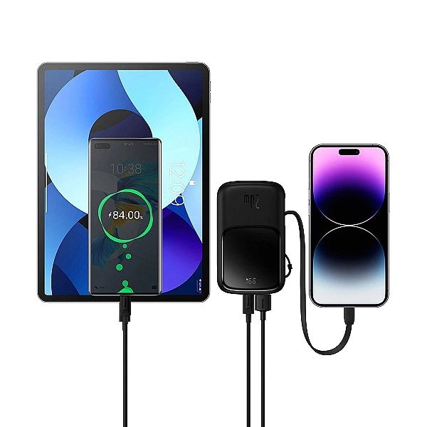 Powerbank 10000mAh 20W Baseus Qpow Pro Overseas Edition + kabel USB C