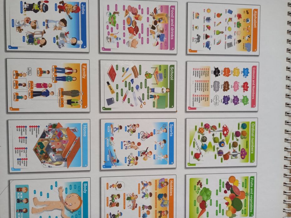 Livro de cartazes de inglês 1 ciclo