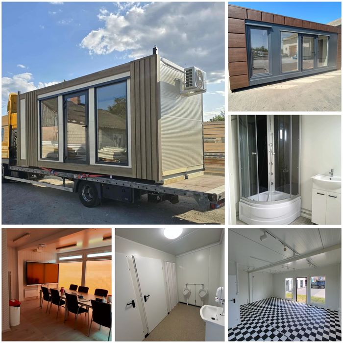 PAWILON KONTENER PUR 100 GRATIS biuro fryzjer sklep salon kosmetyczny