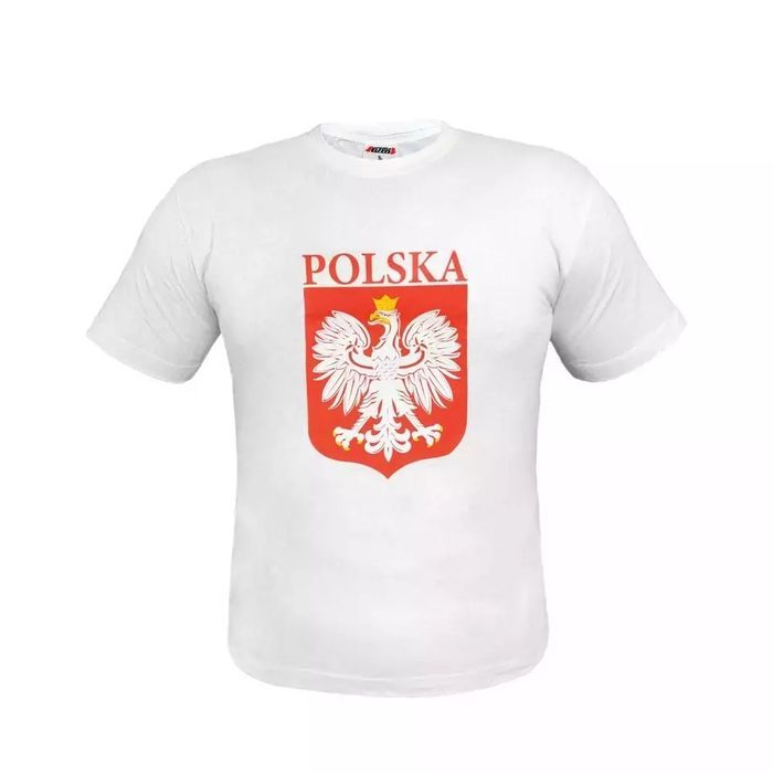 Koszulka z nadrukiem biała L. Arpex. Nowy Produkt