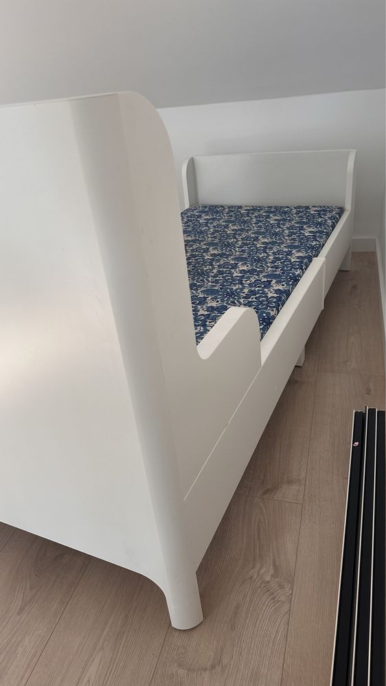 BUSUNGE IKEA Rozsuwane pojedyncze łóżko 80x200, dzieciece