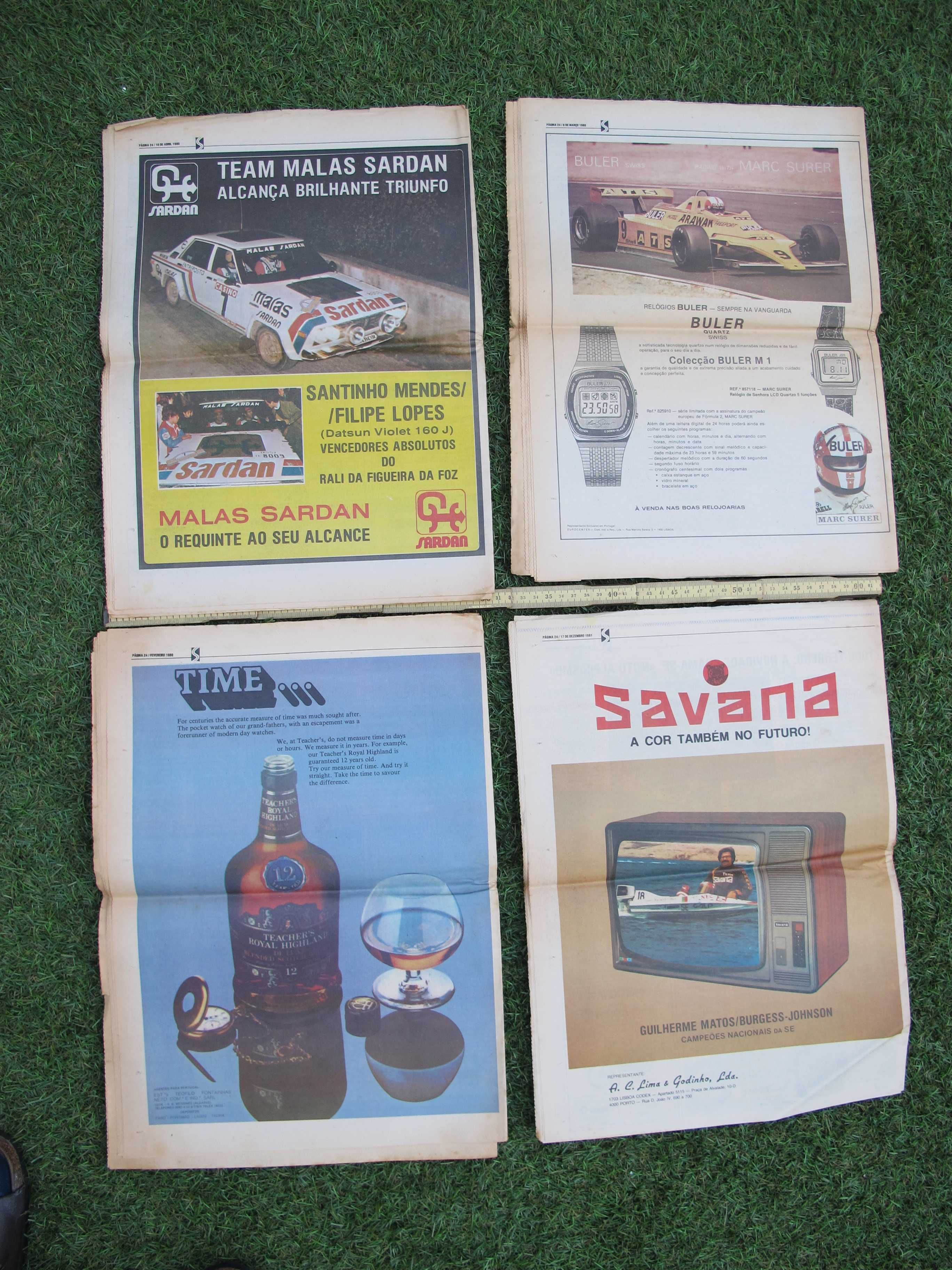 Revistas Auto Sport Antigas - Jornal Carros 80's