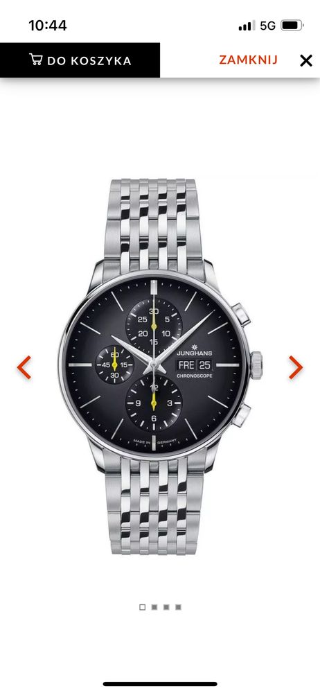 Zegarek Junghans Meister Chronoscope Automatic NOWA CENA