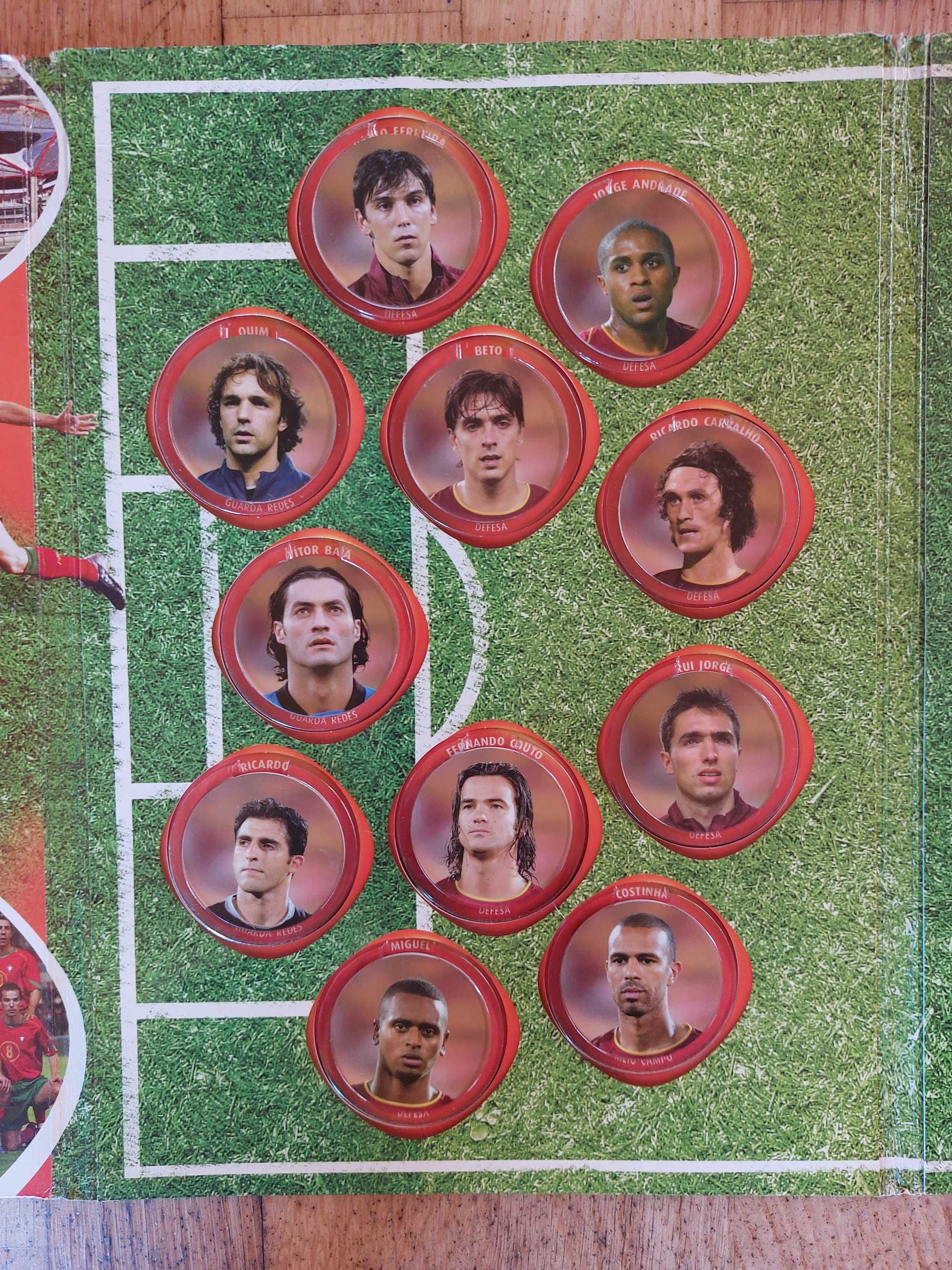 Caderneta Oficial Selecção 2004 - Completa