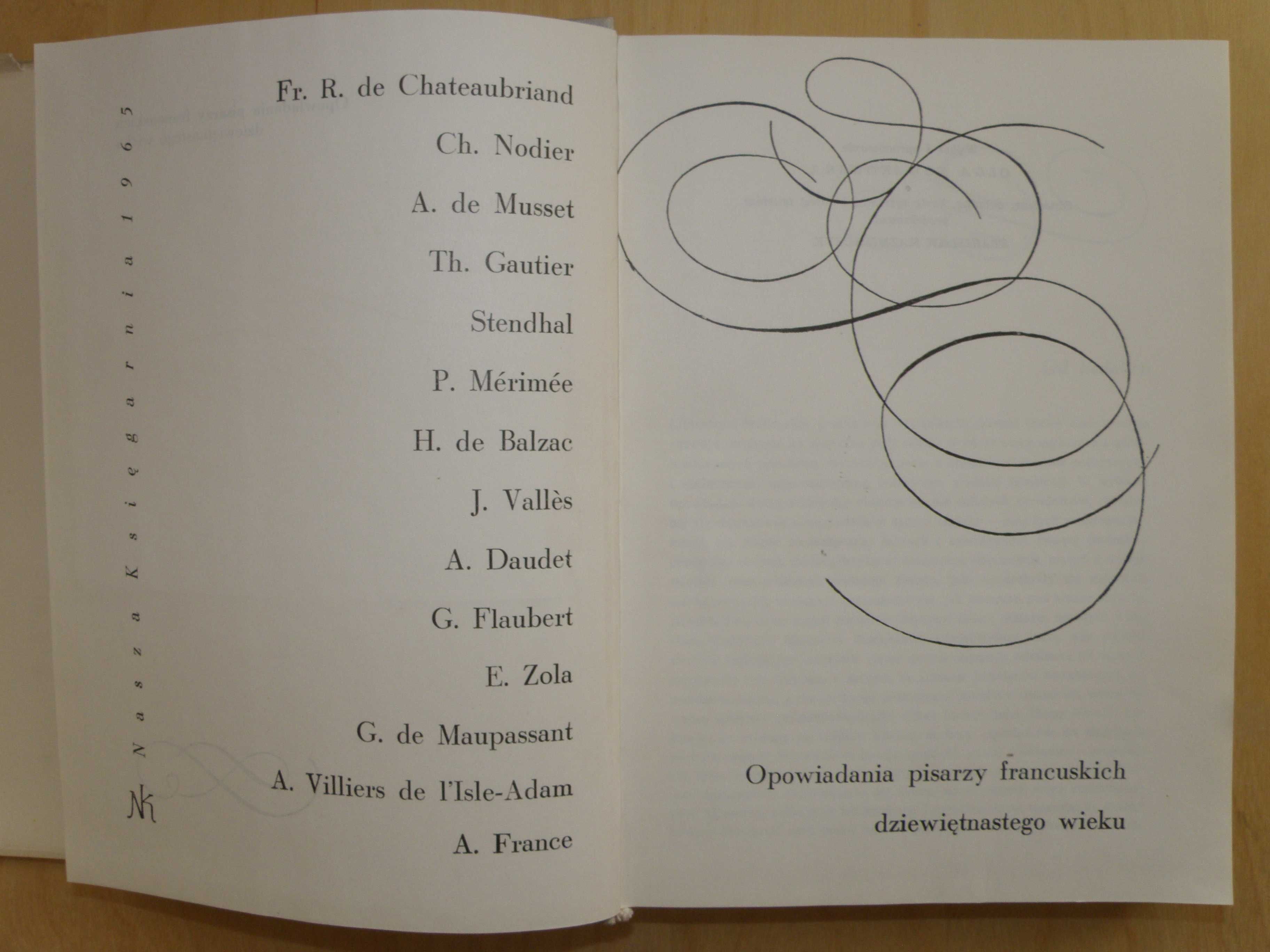 Opowiadania pisarzy francuskich XIX w. - Stendhal Balzac Flaubert Zola