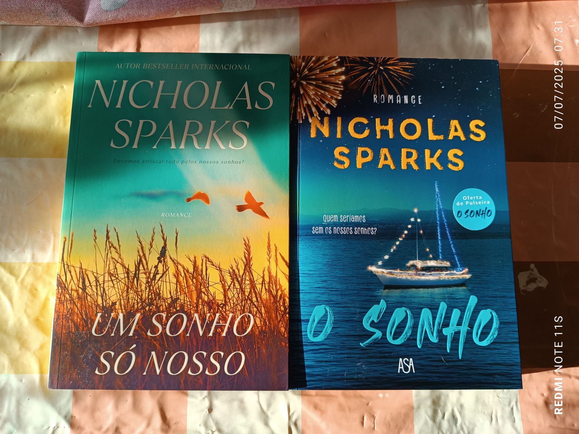 Livros NOVOS Nicholas Sparks