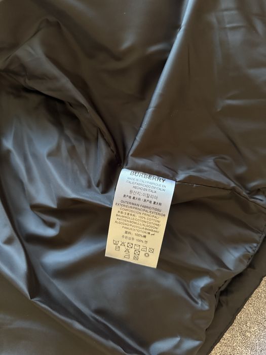 Пуховик Burberry / куртка барбері / пуховик барбері / пуховик burbery