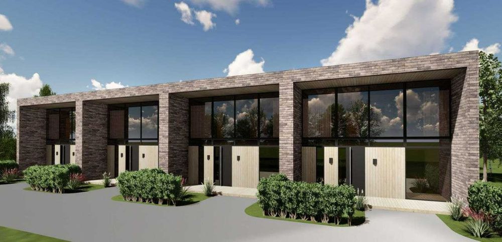 Сучасний спарений котедж біля Винниківського лісу Пасічна