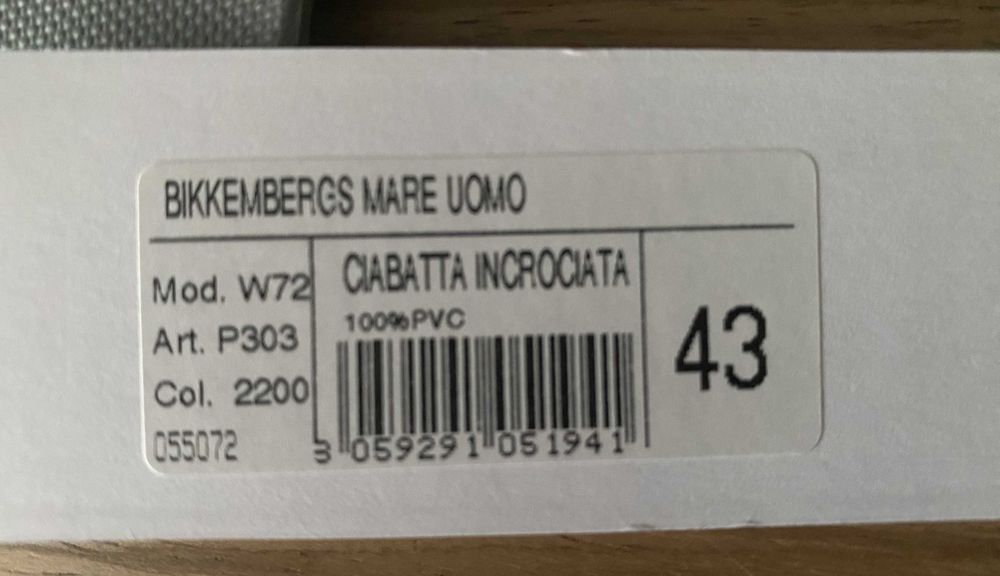Шльопанці Bikkembergs