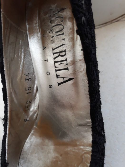 Sapatos de lantejoulas