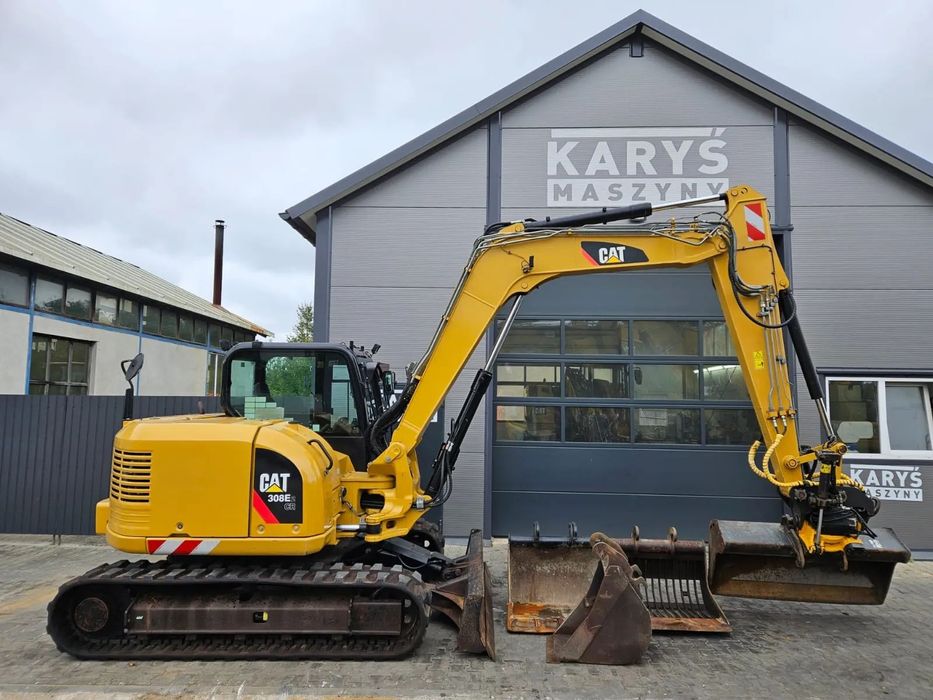 Caterpillar MINIKOPARKA CAT CATERPILLAR 308E2 CR 308 E2 307 309 2014R. ROTOTILT  193.900 ZŁ NETTO 3 szt łyżek,Po przeglądzie i wymianie oleju. ROTOTILT