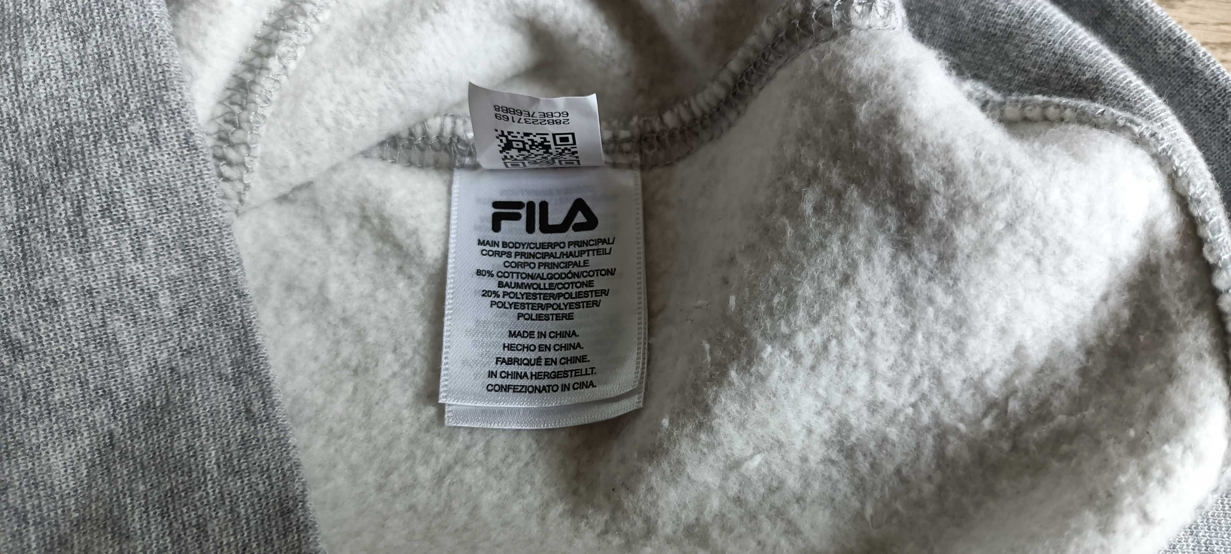 Bluza FILA Męska Szara bez kaptura roz S