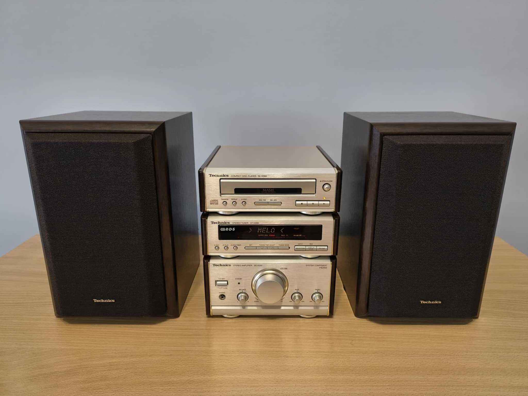 Wieża Technics SE-HD50 ST-HD60 SL-HD60 SB-HD50A Zadbana! Wzmacniacz CD