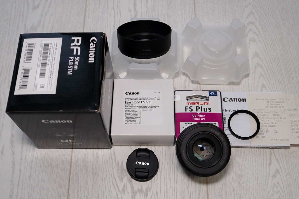 Obiektyw Canon RF 50mm f 1.8 STM, OKAZJA, Kraków, Bochnia, Niepołomice