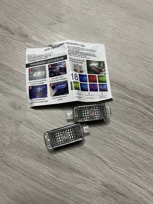 Цветная подсветка ног | Volkswagen/Skoda/Audi/Seat