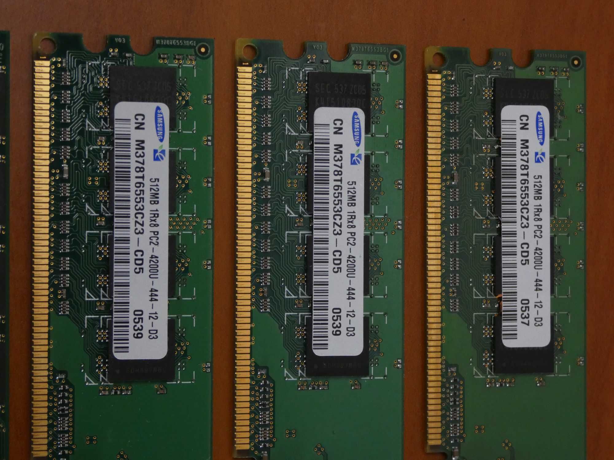 Memórias Ram 512 MB