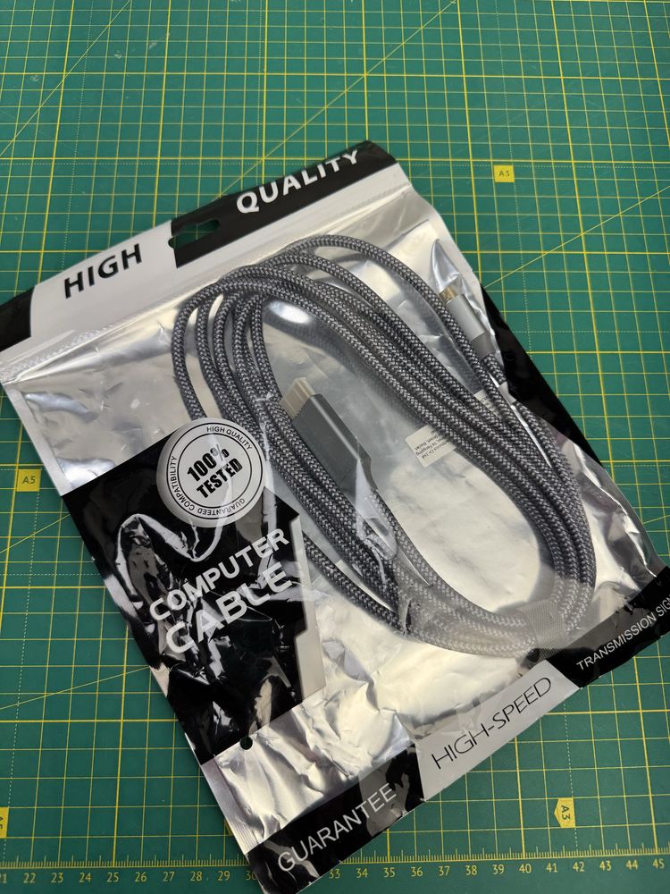 HDMI — Micro HDMI кабель 3 м (High Speed, обплетення, якісний)