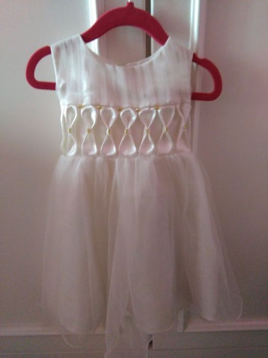Sukienka wizytowa na roczek, chrzest, chrzciny, komunię  rozm. 80