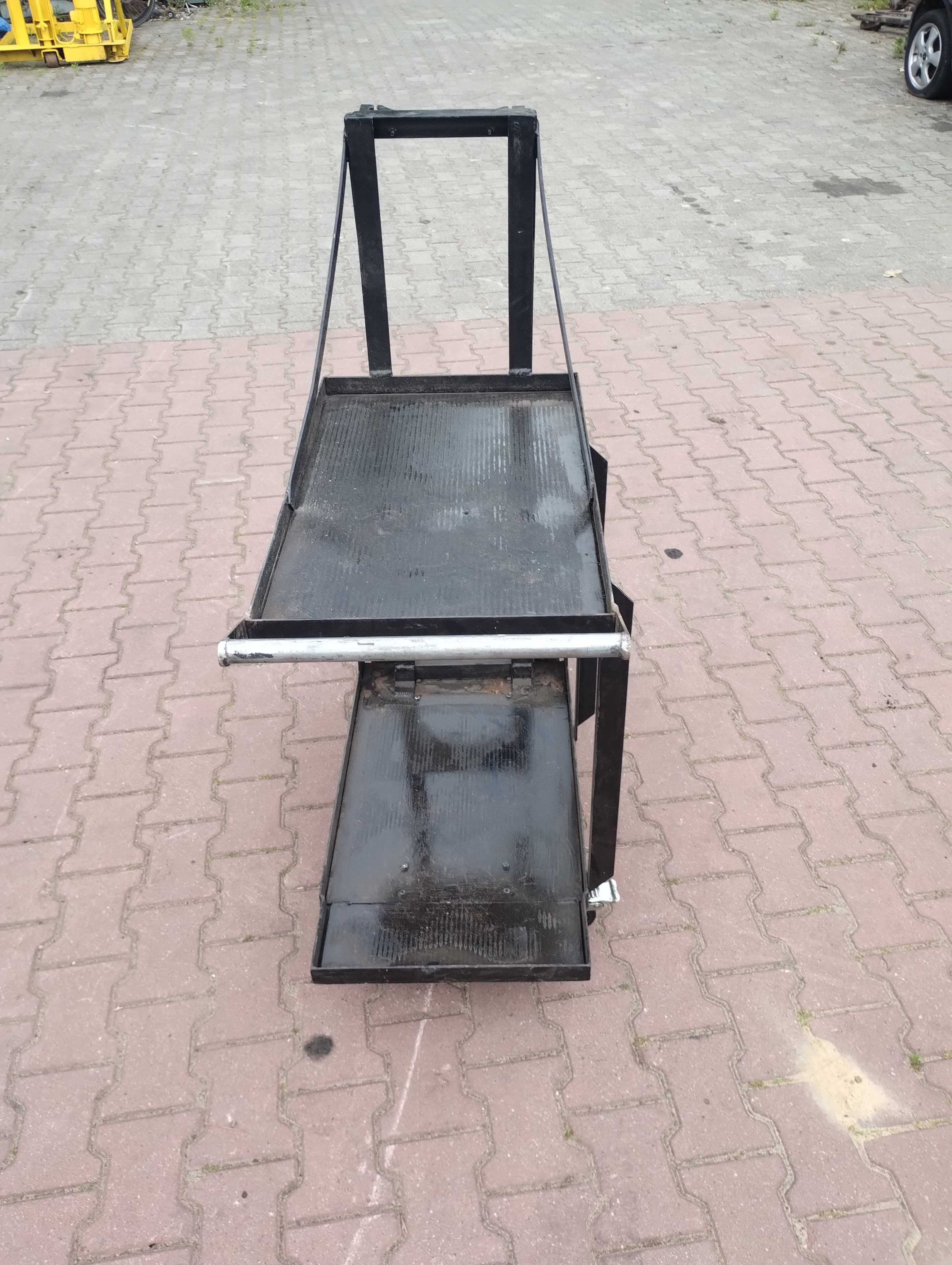 Wózek warsztatowy spawalniczy na 2 spawarki i butle 40kg
