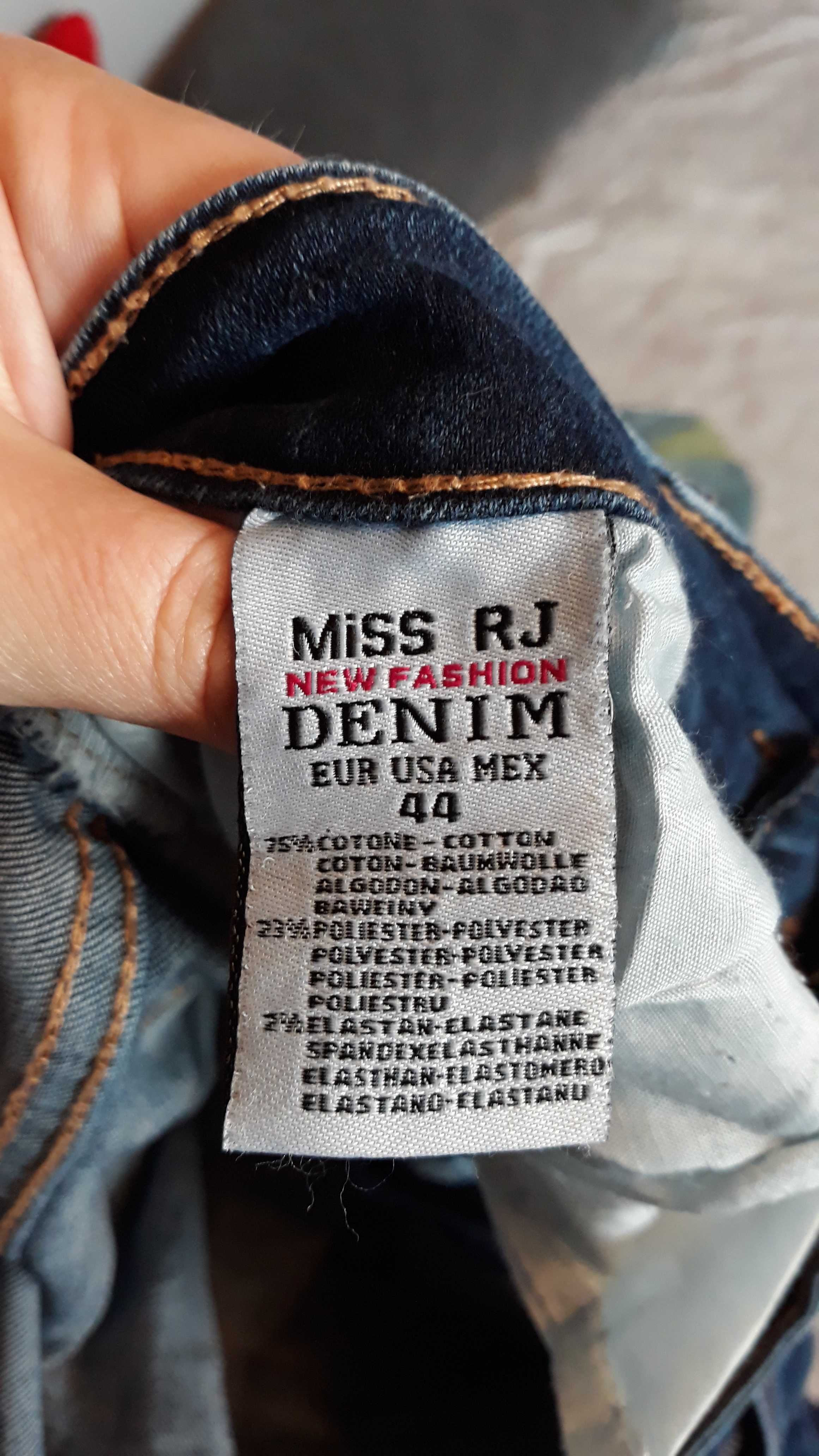 Spodnie jeansowe damskie 44