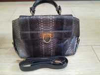 salvatore ferragamo sofia pyton сумка кожаная оригинал