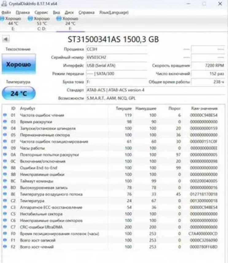Продаю жорсткий диск Seagate Barracuda 7200.11 1500 ГБ (1.5 ТБ)