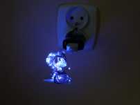 Lampki led na druciku USB fioletowo-niebieskie 5m