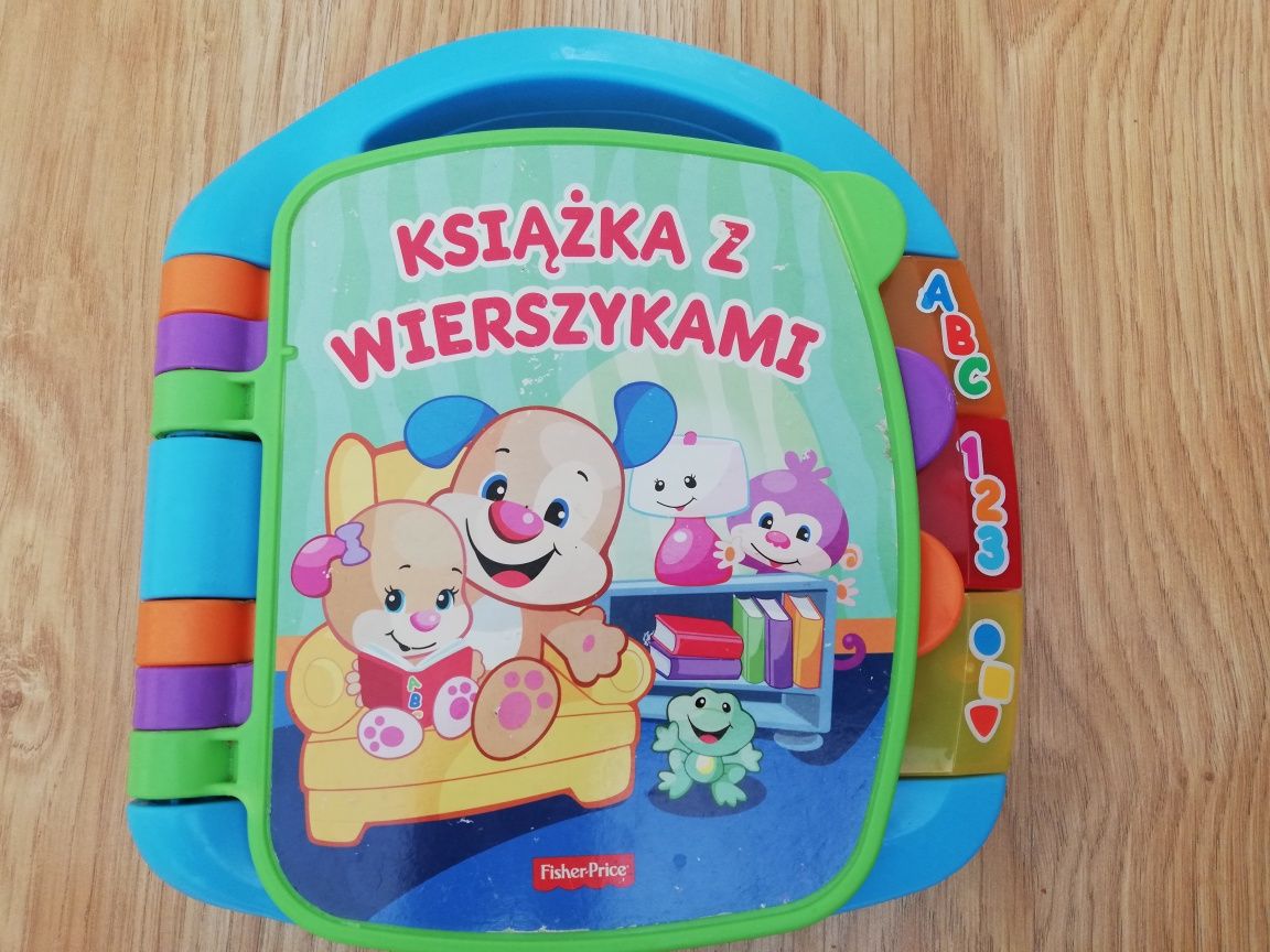 Książka z wierszykami Fisher Price