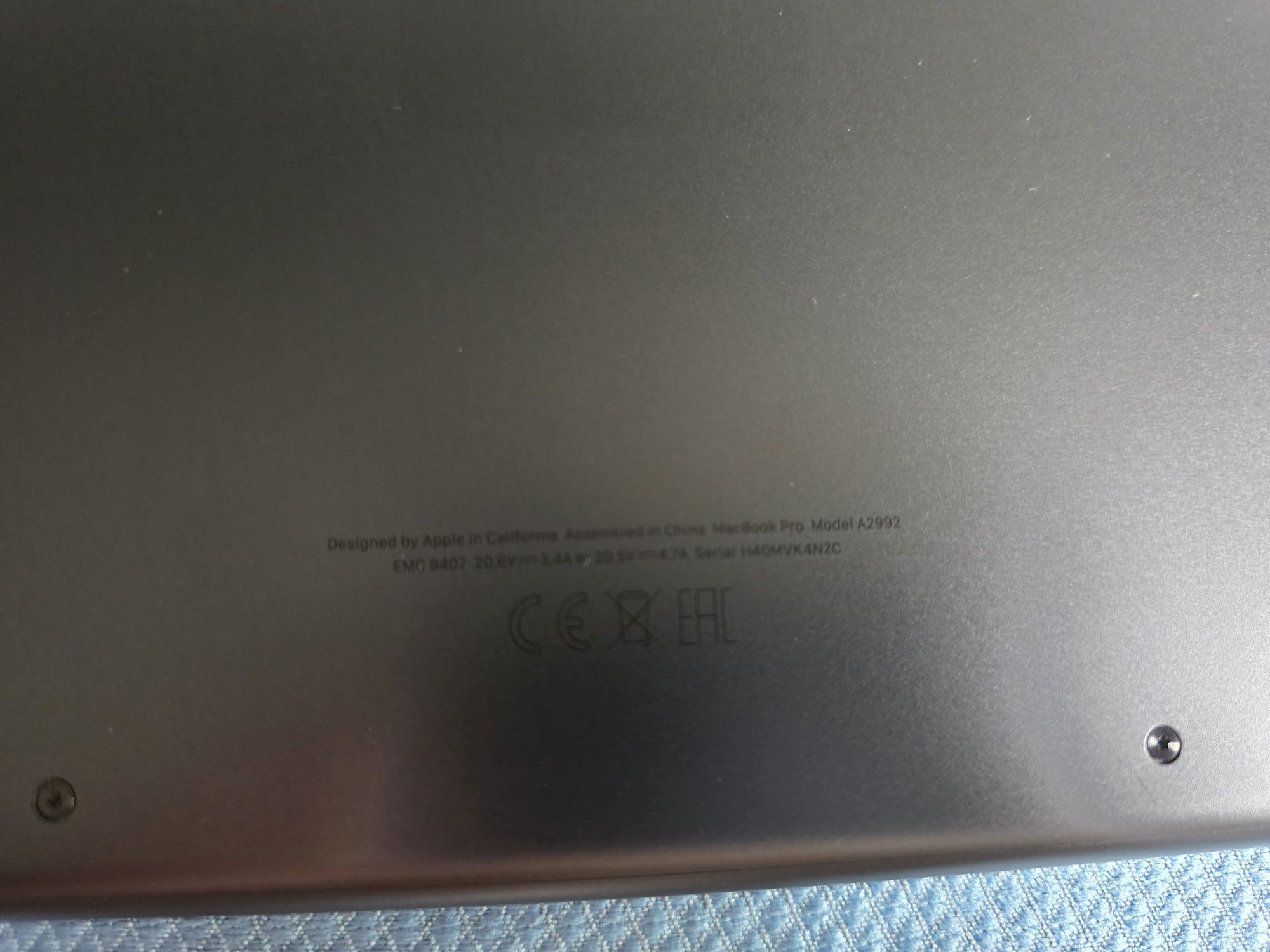 Macbook Pro m3, czarny