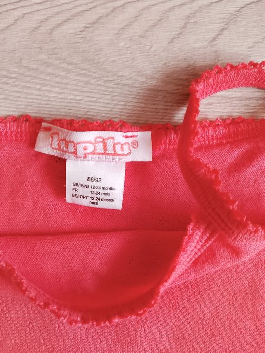 Body na ramiączka lupilu dla dziewczynki 86 / 92