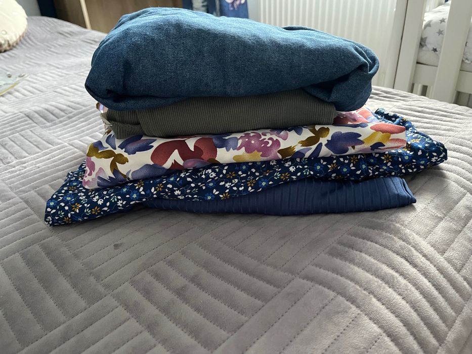 Sukienki/tuniki ciążowe 5 szt. S/M