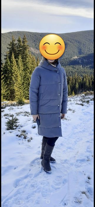 Пуховик зимова куртка MOHITO зимове пальто стьобане зимняя курточка,S