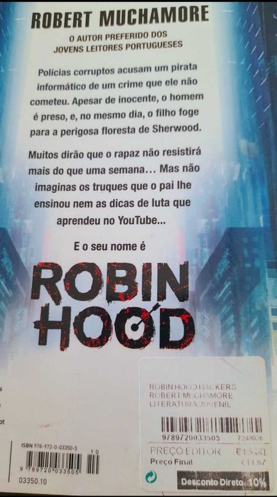 Livro Juvenil " Robin Hood" de Robert Muchamore