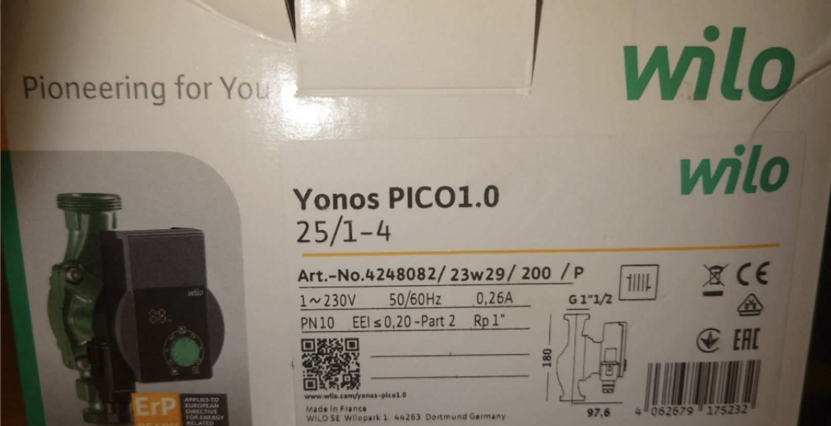 Pompa Wilo Yonos Pico 25-4